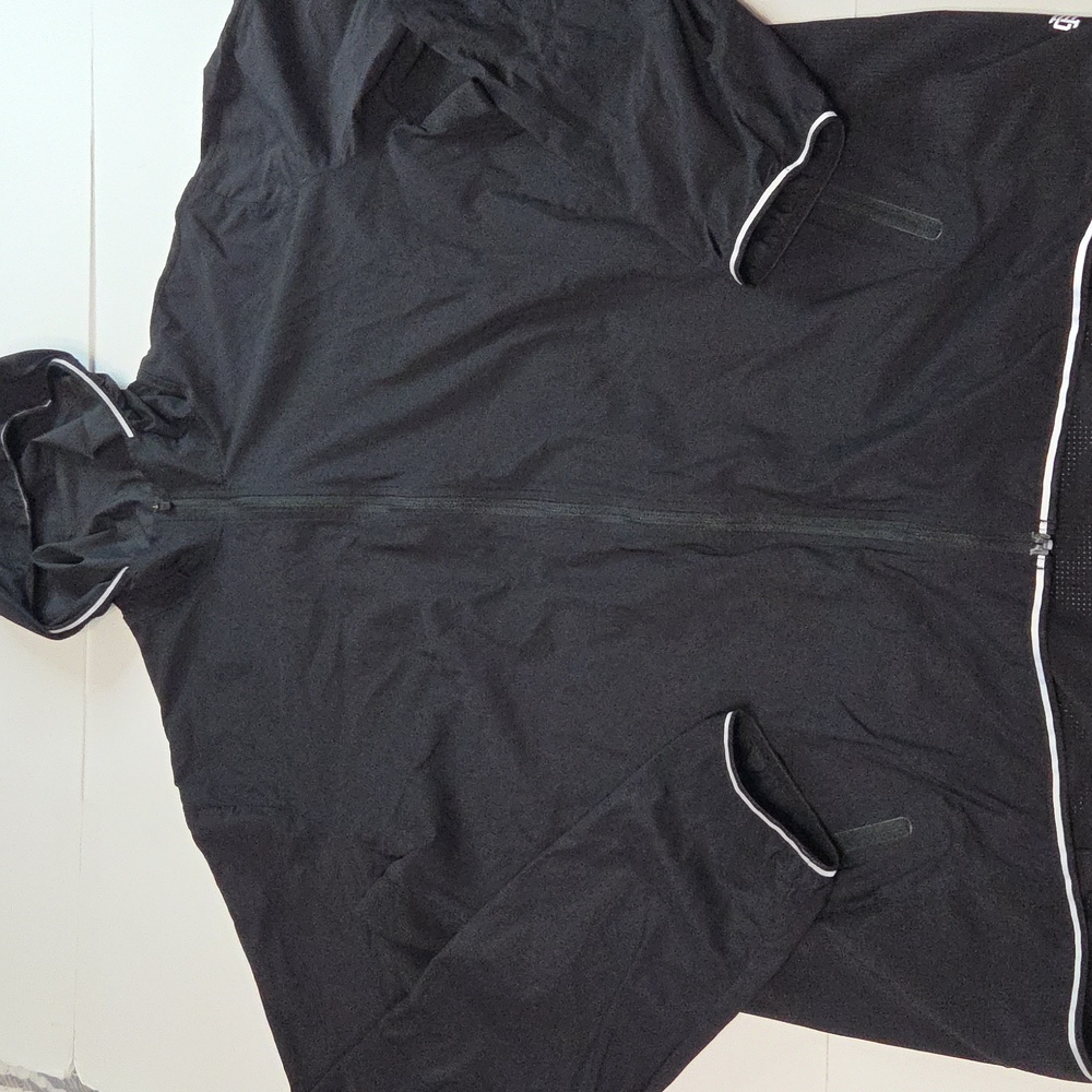 Reigning Champ Black Windbreaker Running Jacket L